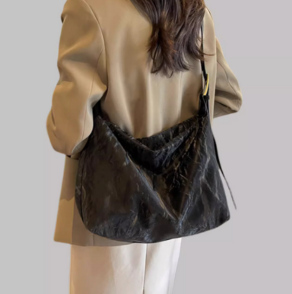 通勤に最適なカジュアルで多用途なソフトレザークロスボディバッグ